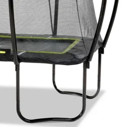 Trampoline sur pieds 214x305cm noir et filet de sécurité Sihouette EXIT