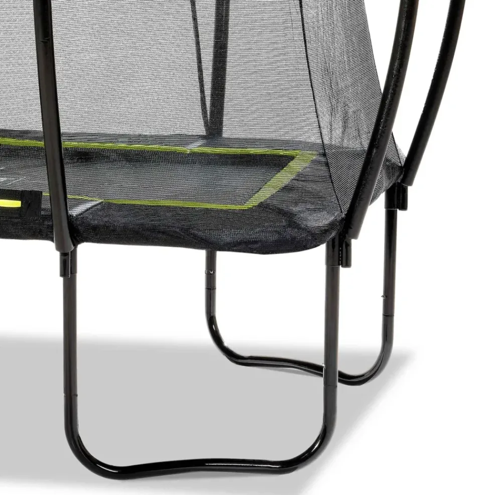 Trampoline sur pieds 214x305cm noir et filet de sécurité Sihouette EXIT