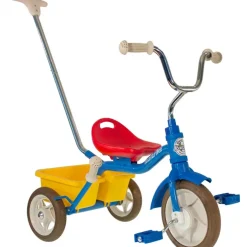 Tricycle bleu avec canne et benne Passenger Italtrike