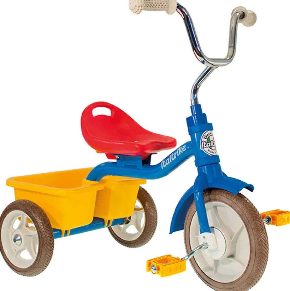 Tricycle métal colorama avec benne - Italtrike