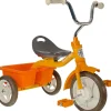 Tricycle métal orange avec benne Italtrike