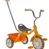 Tricycle orange avec canne et benne Passenger Italtrike