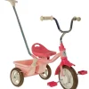 Tricycle rose avec canne et benne Passenger Italtrike