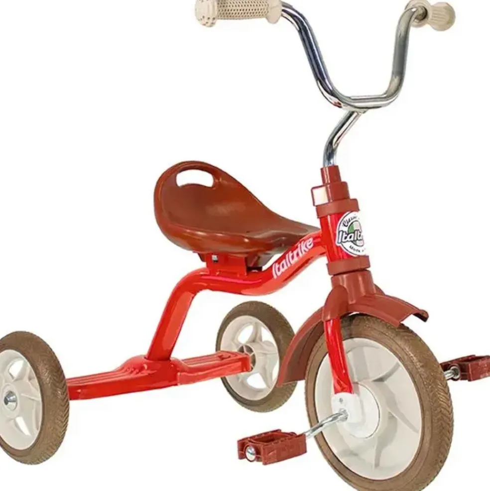 Tricycle rouge en métal Super Touring Italtrike