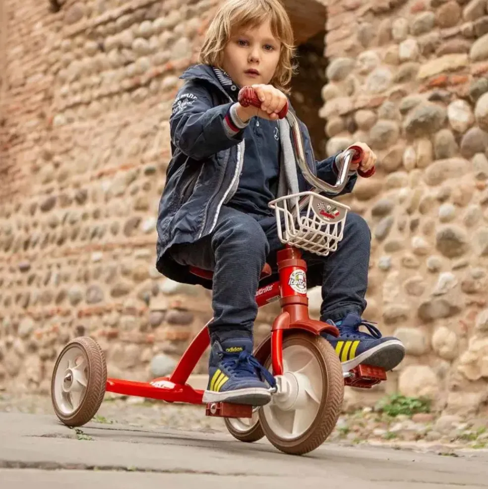 Tricycle rouge en métal Super Touring Italtrike