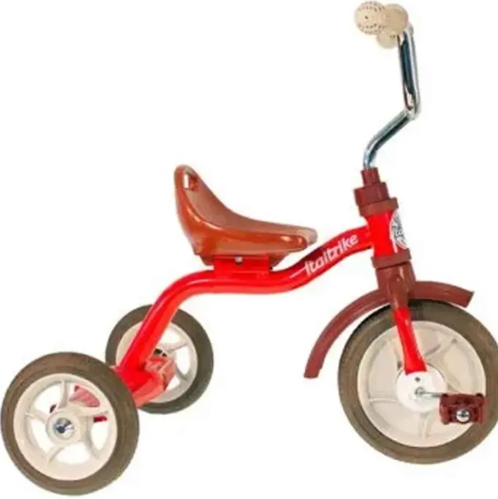 Tricycle rouge en métal Super Touring Italtrike