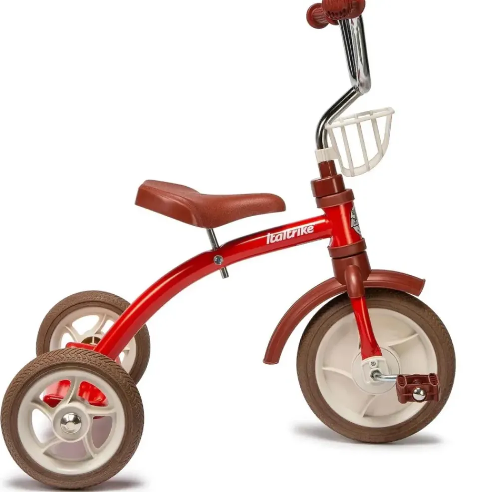 Tricycle rétro en métal rouge 10283