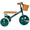 Tricycle vintage en métal vert Banwood