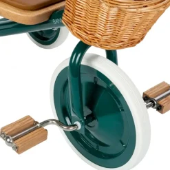 Tricycle vintage en métal vert Banwood