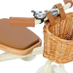 Tricycle vintage en métal crème Banwood