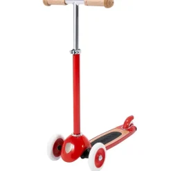 Trottinette 3 roues avec panier rouge pour enfant Banwood
