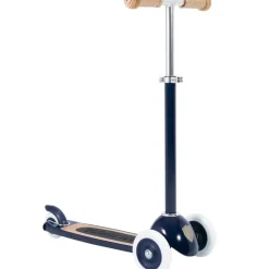 Trottinette 3 roues avec panier bleu marine pour enfant Banwood