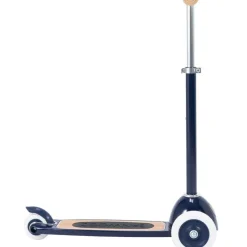 Trottinette 3 roues avec panier bleu marine pour enfant Banwood