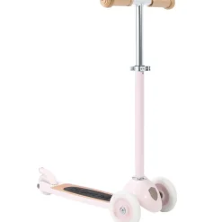 Trottinette 3 roues avec panier rose pour enfant Banwood