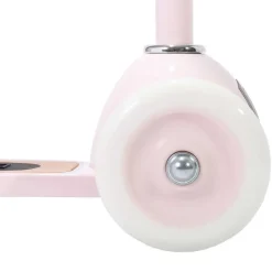 Trottinette 3 roues avec panier rose pour enfant Banwood
