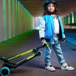 Trottinette pliable bleue roues lumineuses dès 2 ans Nexo BERG