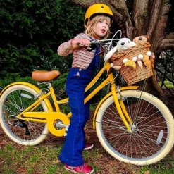 Vélo enfant jaune 24 pouces Bobbin Gingersnap 7 - 11 ans