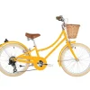 Vélo jaune 20 pouces Bobbin Gingersnap enfant 6 à 9 ans