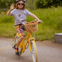 Vélo jaune 20 pouces Bobbin Gingersnap enfant 6 à 9 ans