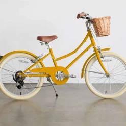 Vélo jaune 20 pouces Bobbin Gingersnap enfant 6 à 9 ans
